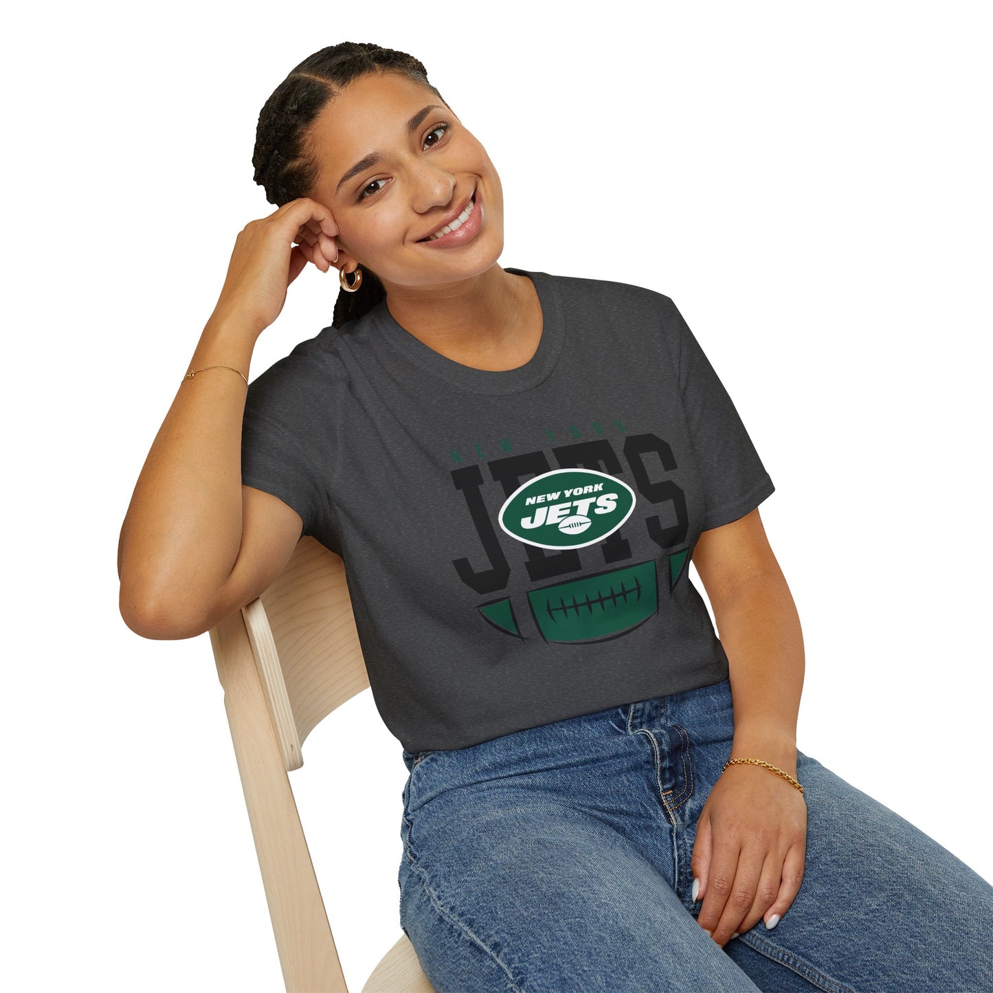 New York Jets Softstyle Unisex T-Shirt, Perfect for Game Day, Sports Fan Apparel, Casual Wear, NFL Gifts, Men's & Women's Fashion