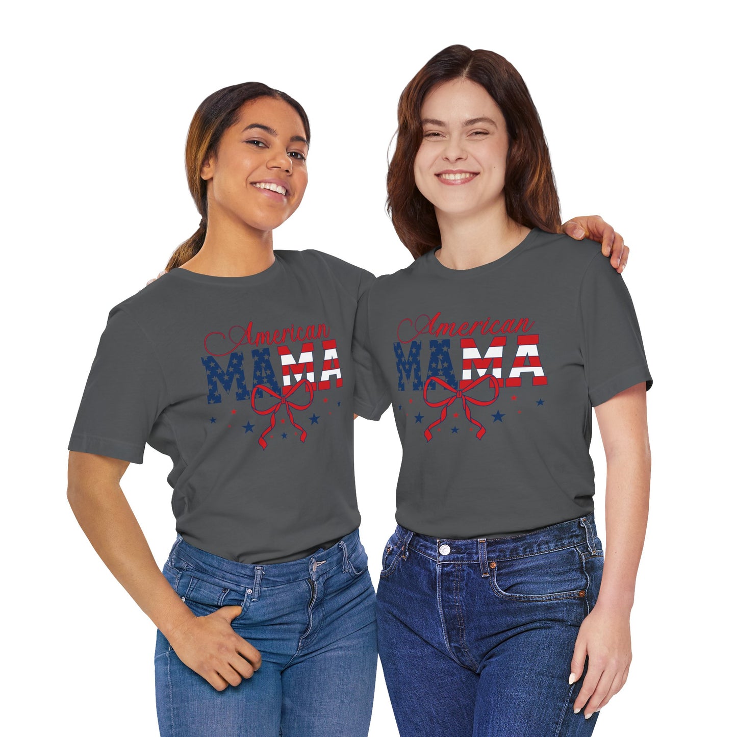 American Mama Patriotic Tee, Fourth of July T-Shirt, Independence Day Shirt, Summer Holiday Apparel, Gift for Moms