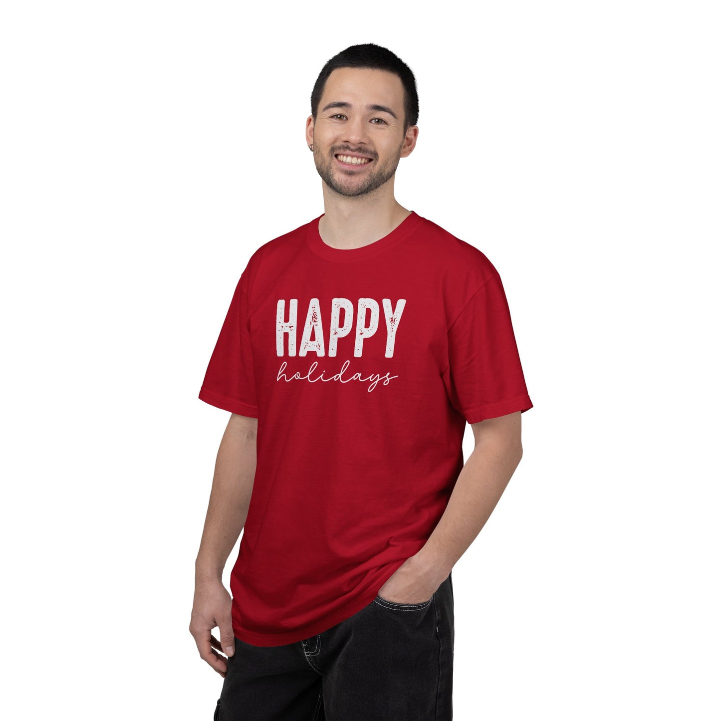 Happy Graphic T-Shirt — Minimal Positive Statement Tee