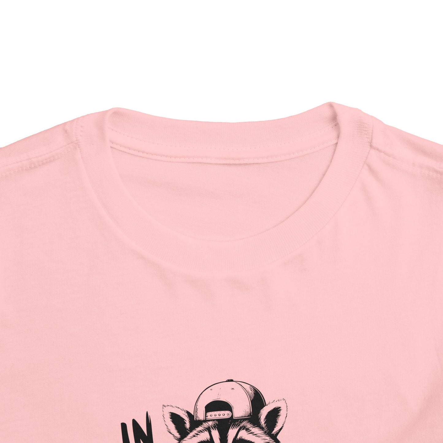 Toddler Raccoon Tee - Adorable Toddler Short Sleeve Shirt, Cute Baby Clothes, Gift for Kids, Playtime Apparel, Cartoon Character Top