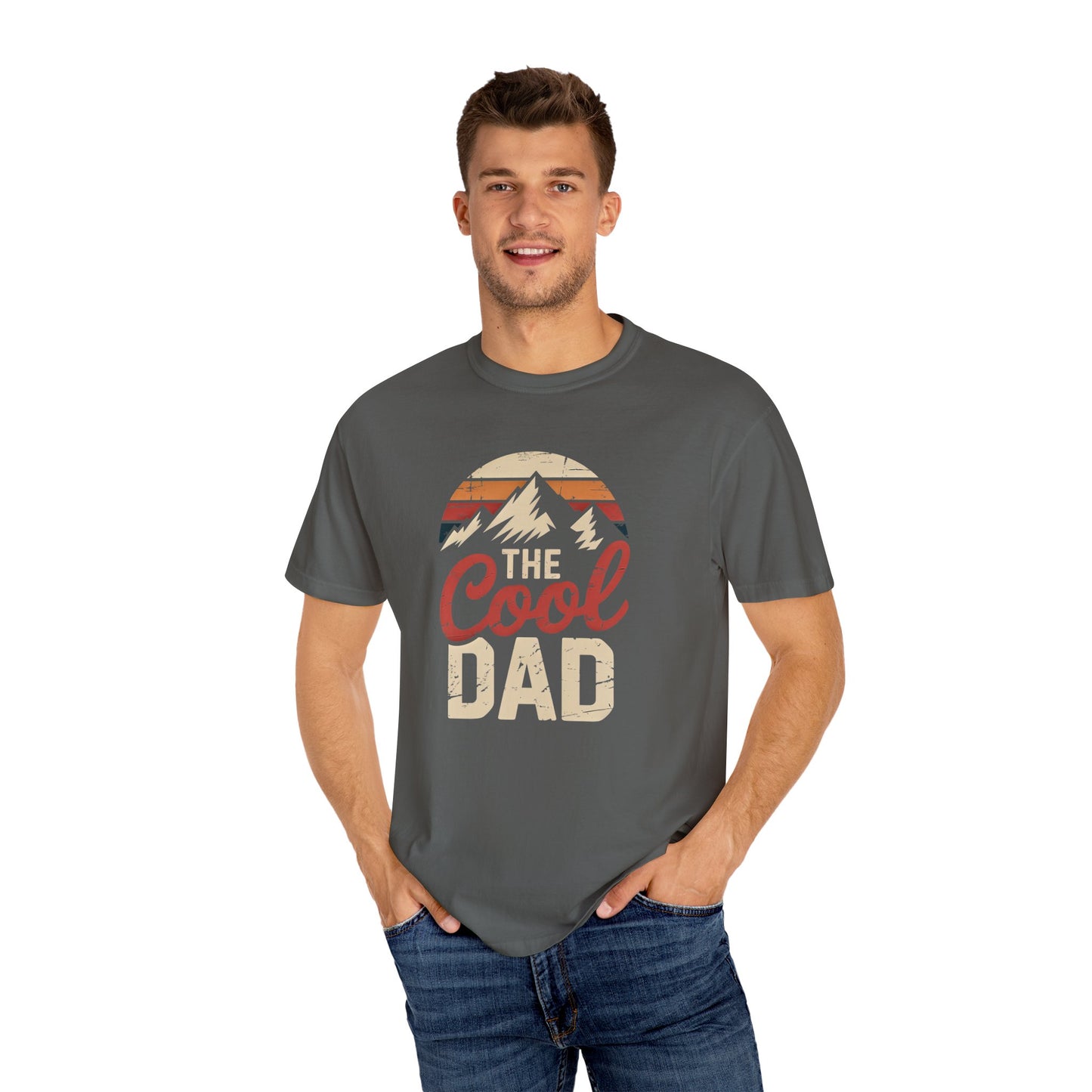 Cool Dad Unisex Garment-Dyed T-Shirt | Perfect Gift for Father's Day, Casual Wear, Dad's Birthday, Outdoor Adventures