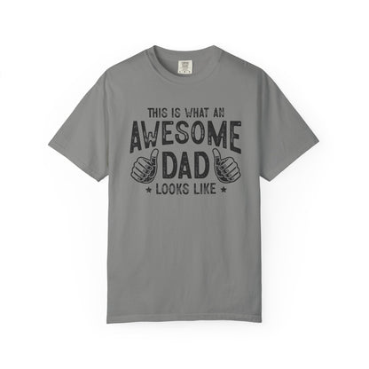 Awesome Dad Unisex T-Shirt - Perfect Gift for Father's Day, Dads, Family Gatherings, Fun and Casual Wear, Gifts for Him