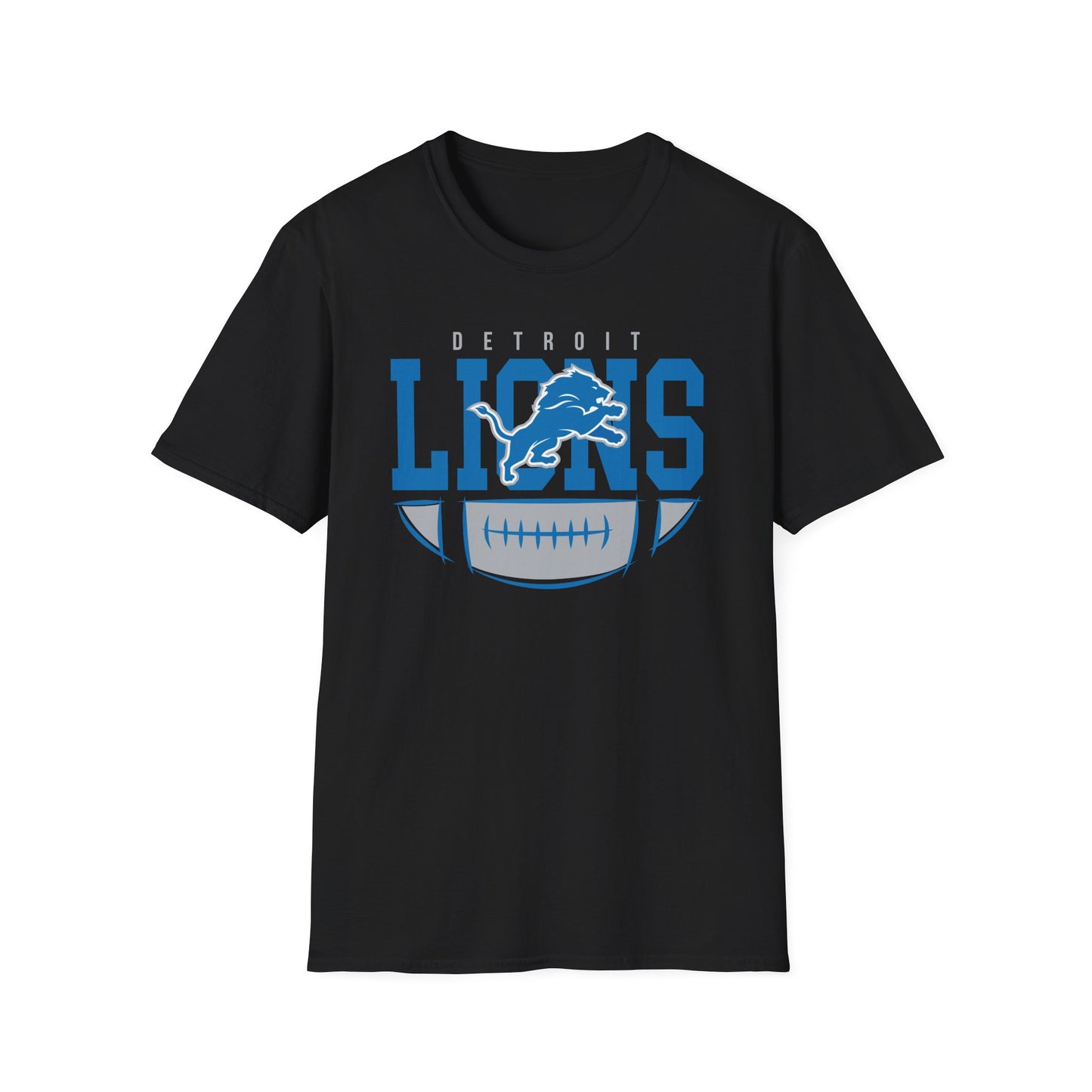 Detroit Lions Unisex Softstyle T-Shirt, Football Fan Tee, Game Day Shirt, Sports Apparel, NFL Merchandise