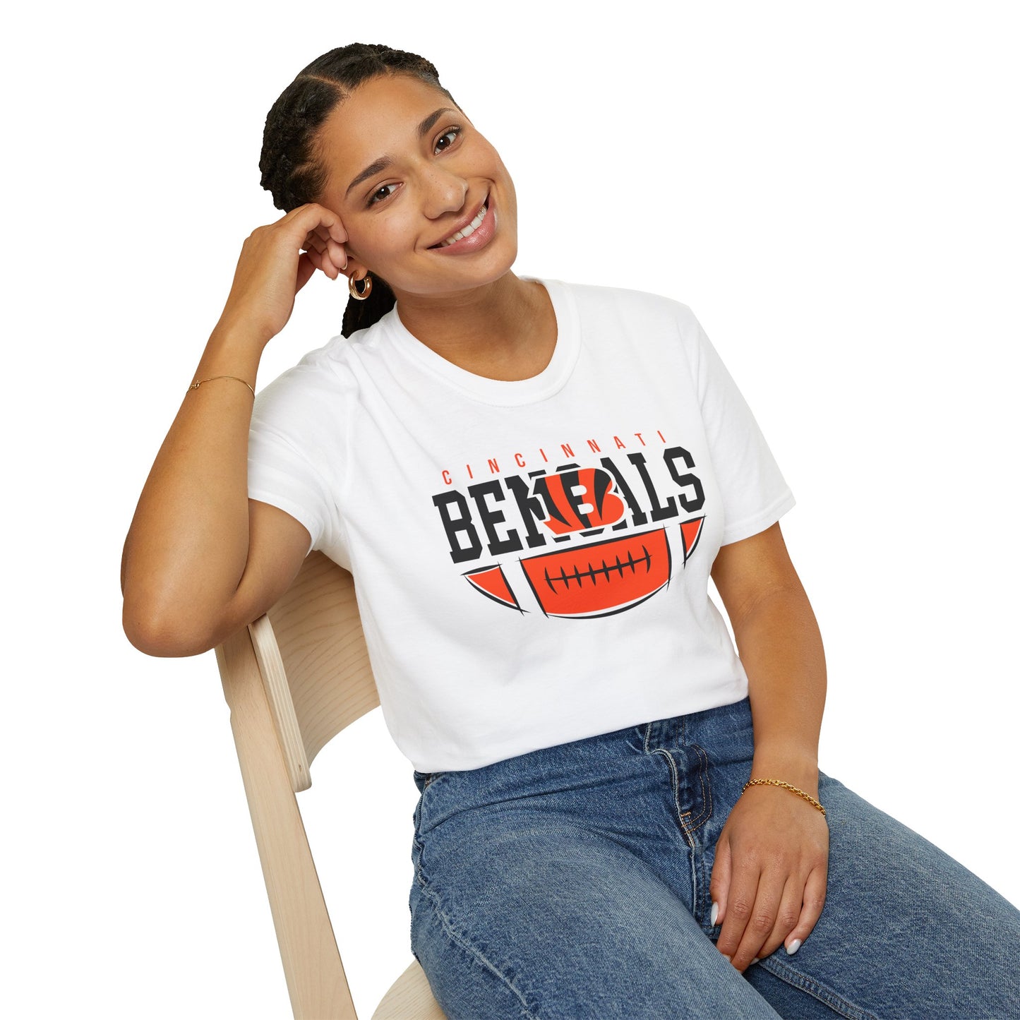 Cincinnati Bengals Fan T-Shirt, Unisex Softstyle Tee, Game Day Shirt, Sports Apparel, Casual Wear