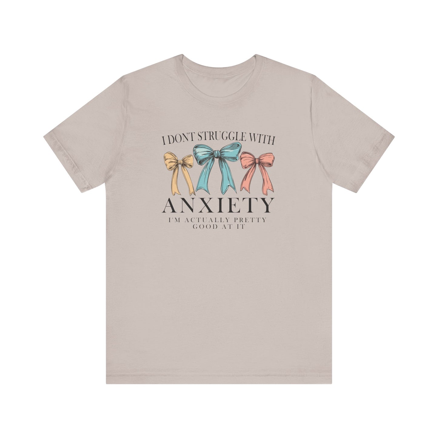 Anxiety Awareness Tee, Comfortable Unisex Shirt, Support Mental Health, Empowering Gift, Everyday Casual Wear