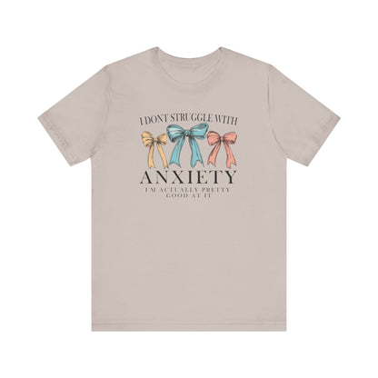 Anxiety Awareness Tee, Comfortable Unisex Shirt, Support Mental Health, Empowering Gift, Everyday Casual Wear