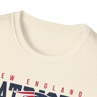 New England Patriots Unisex Softstyle T-Shirt | Sports Apparel, Game Day Outfit, Gift for Fans, Comfortable Tee, NFL Merchandise