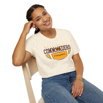 Washington Commanders Unisex Softstyle T-Shirt, Sports Tee, Football Fan Shirt, Casual Wear, Game Day Apparel, Gift for Him or Her