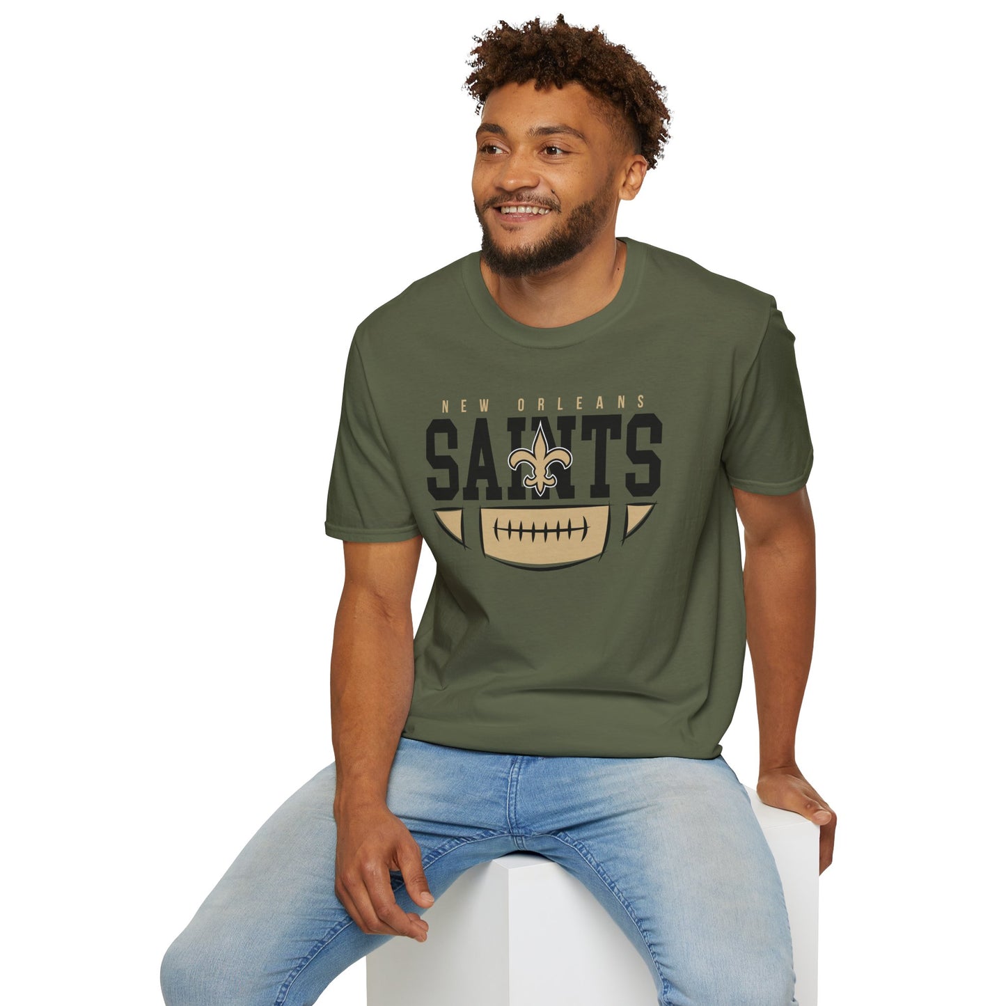 New Orleans Saints Football T-Shirt, Unisex Tee for Game Day, Sports Fan Apparel, Gift for Football Lovers, Casual Wear