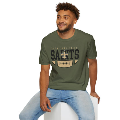 New Orleans Saints Football T-Shirt, Unisex Tee for Game Day, Sports Fan Apparel, Gift for Football Lovers, Casual Wear