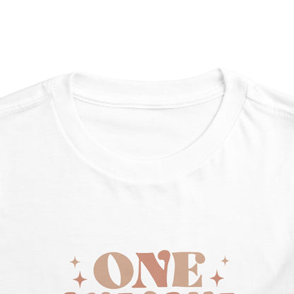 Awesome Kid Toddler Tee - Cute Short Sleeve Shirt for Kids, Birthday Gift, Playtime Attire, Fun Celebration, Matching Family Outfits