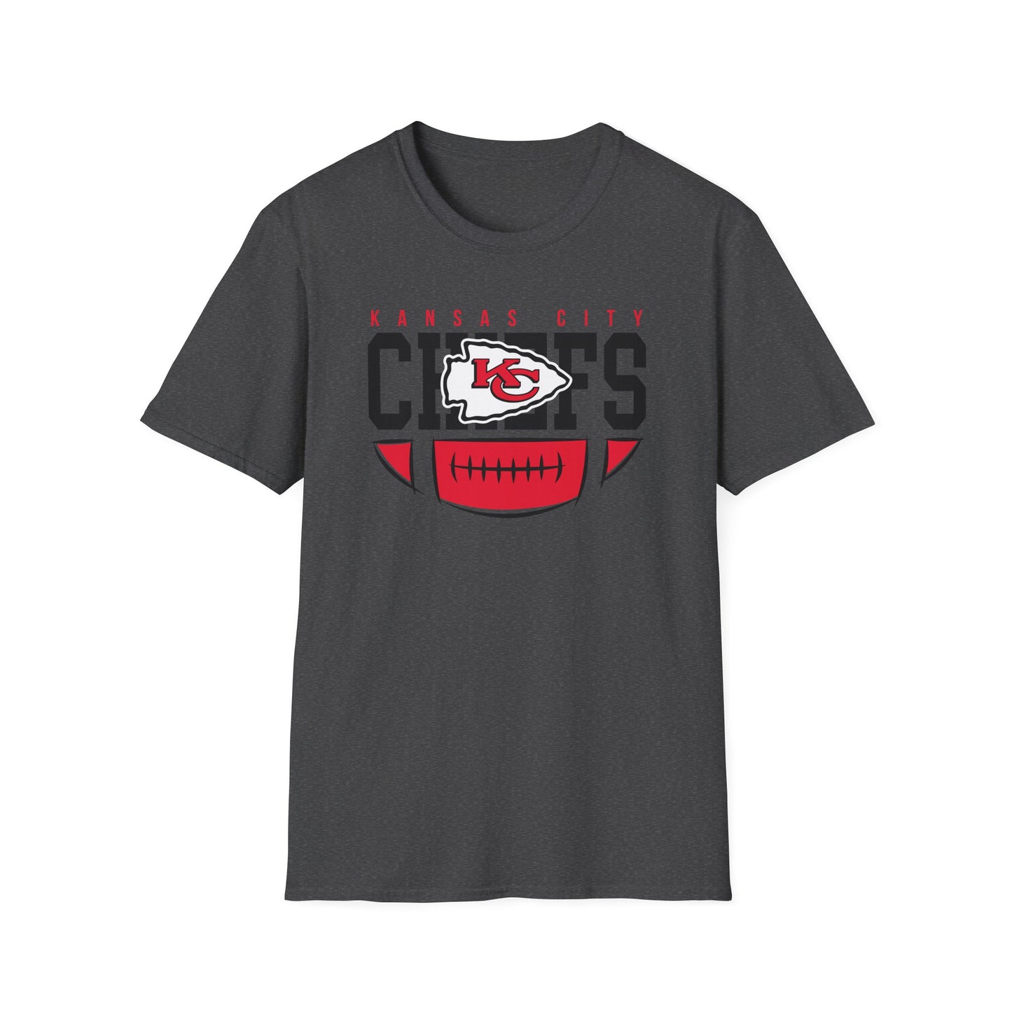 Kansas City Chiefs Unisex Softstyle T-Shirt, Football Fan Tee, Game Day Apparel, Sports Merchandise, Gift for Sports Lovers
