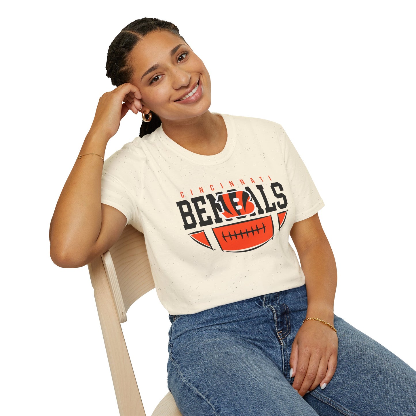 Cincinnati Bengals Fan T-Shirt, Unisex Softstyle Tee, Game Day Shirt, Sports Apparel, Casual Wear
