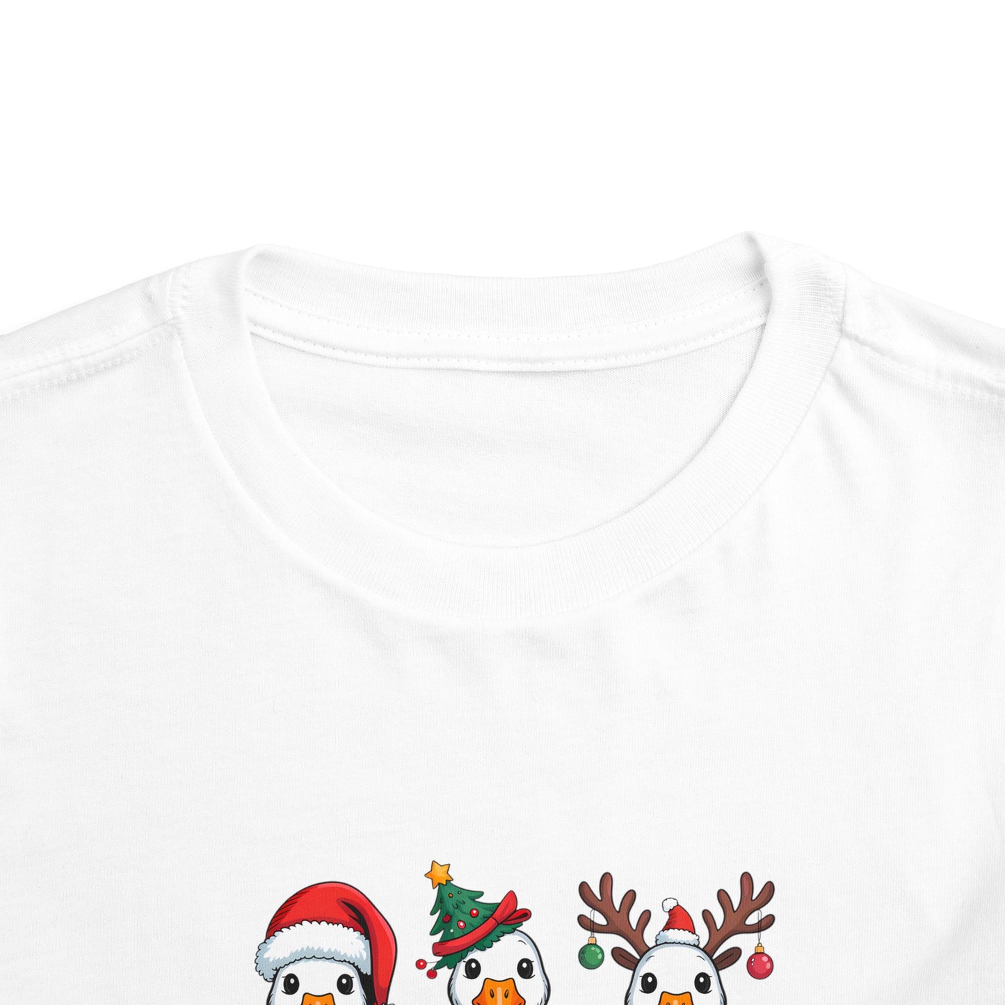 Toddler Tee — Cute Christmas Penguins Trio Holiday Shirt
