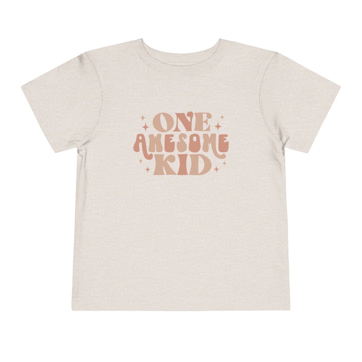 Awesome Kid Toddler Tee - Cute Short Sleeve Shirt for Kids, Birthday Gift, Playtime Attire, Fun Celebration, Matching Family Outfits