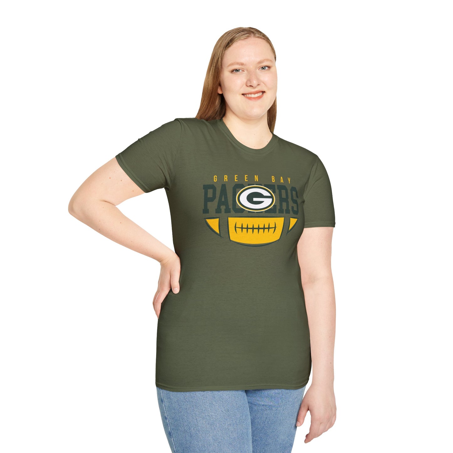 Green Bay Packers Unisex Softstyle T-Shirt - Perfect Fan Gear, Sports Apparel, Game Day Shirt, Casual Wear, Gift for Sports Lovers