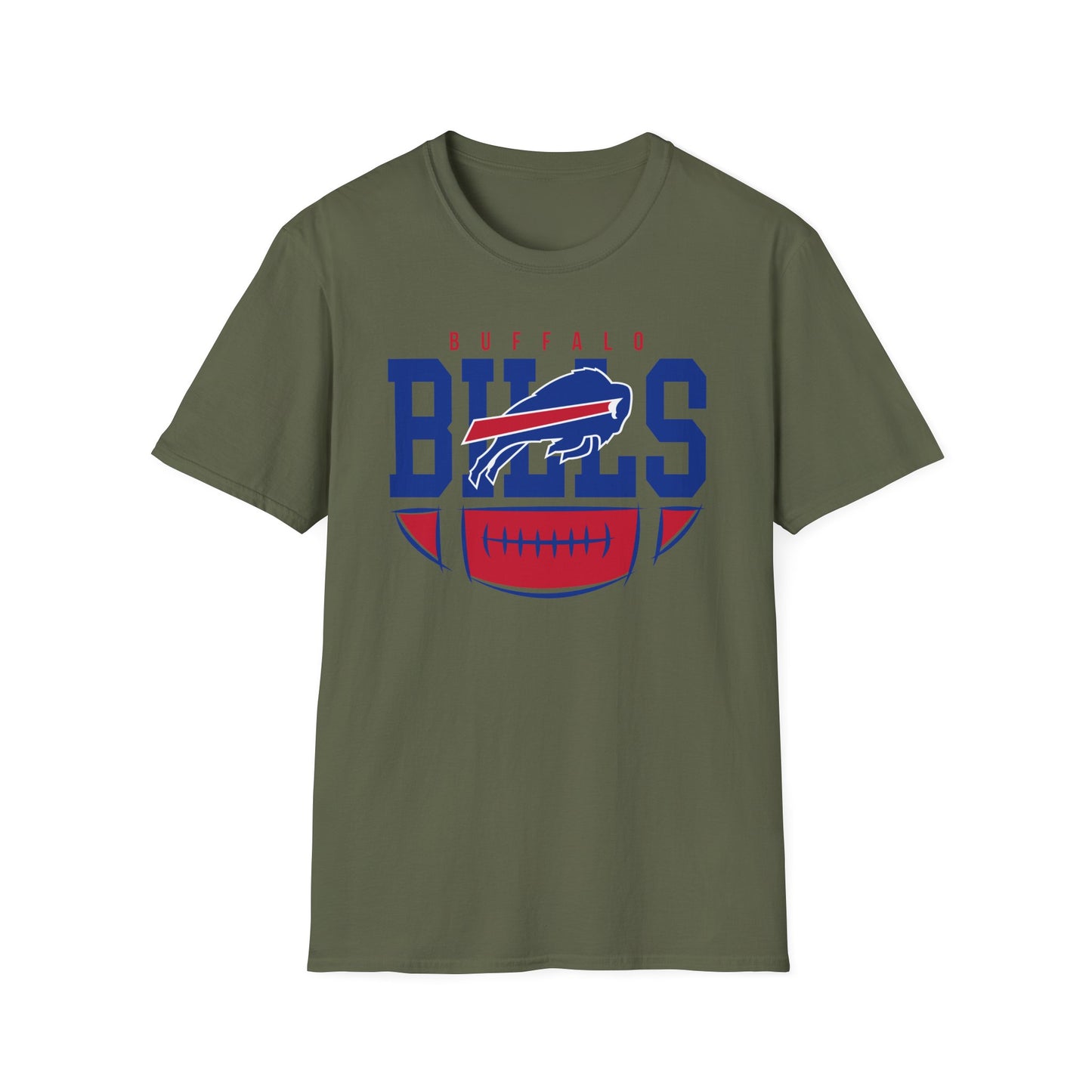 Buffalo Bills Unisex Softstyle T-Shirt | Game Day Attire, Sports Fan Apparel, Casual Wear, Gift for Sports Lovers