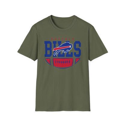 Buffalo Bills Unisex Softstyle T-Shirt | Game Day Attire, Sports Fan Apparel, Casual Wear, Gift for Sports Lovers