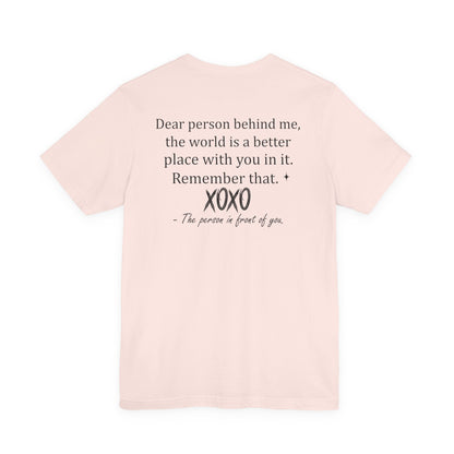 You Tee, Positive Message T-Shirt, Gift for Friends, Motivational Apparel, Unisex Casual Wear, Birthday Present