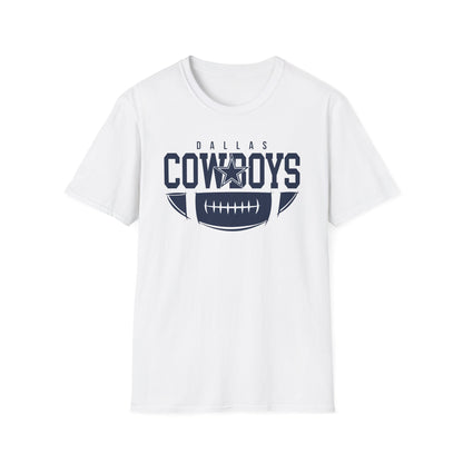 Dallas Cowboys Unisex Softstyle T-Shirt | Casual Fan Gear, Sports Apparel, Game Day Wear, Gift for Football Fans, Team Merchandise