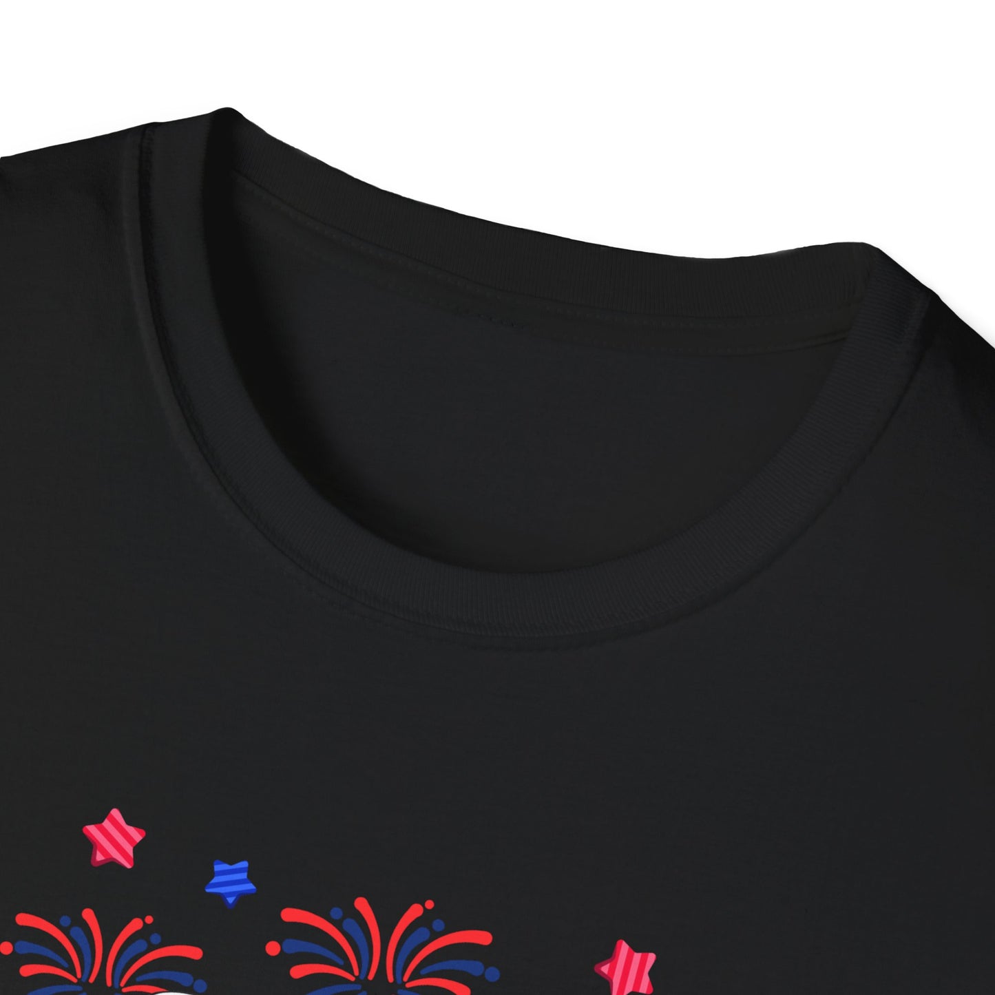 Festive Graphic T-Shirt, Independence Day Shirt, Casual Summer Style, Unisex Tee, Holiday Celebration Wear, Fireworks Design