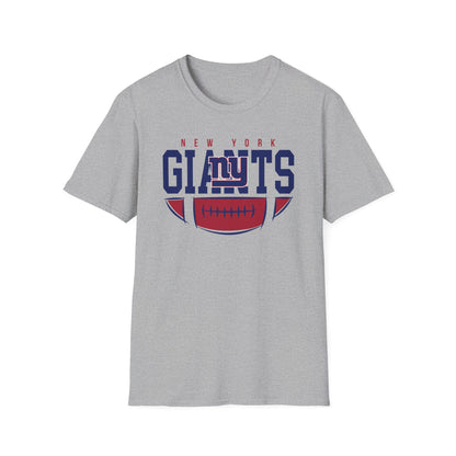 New York Giants Unisex Softstyle T-Shirt | NFL Fan Gear, Game Day Apparel, Sports Merchandise, Casual Wear, Gift for Football Lovers