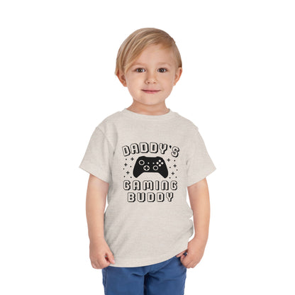 Gaming Buddy Toddler Tee, Kids Gaming Shirt, Father's Day Gift, Playdate Outfit, Fun Toddler Clothes