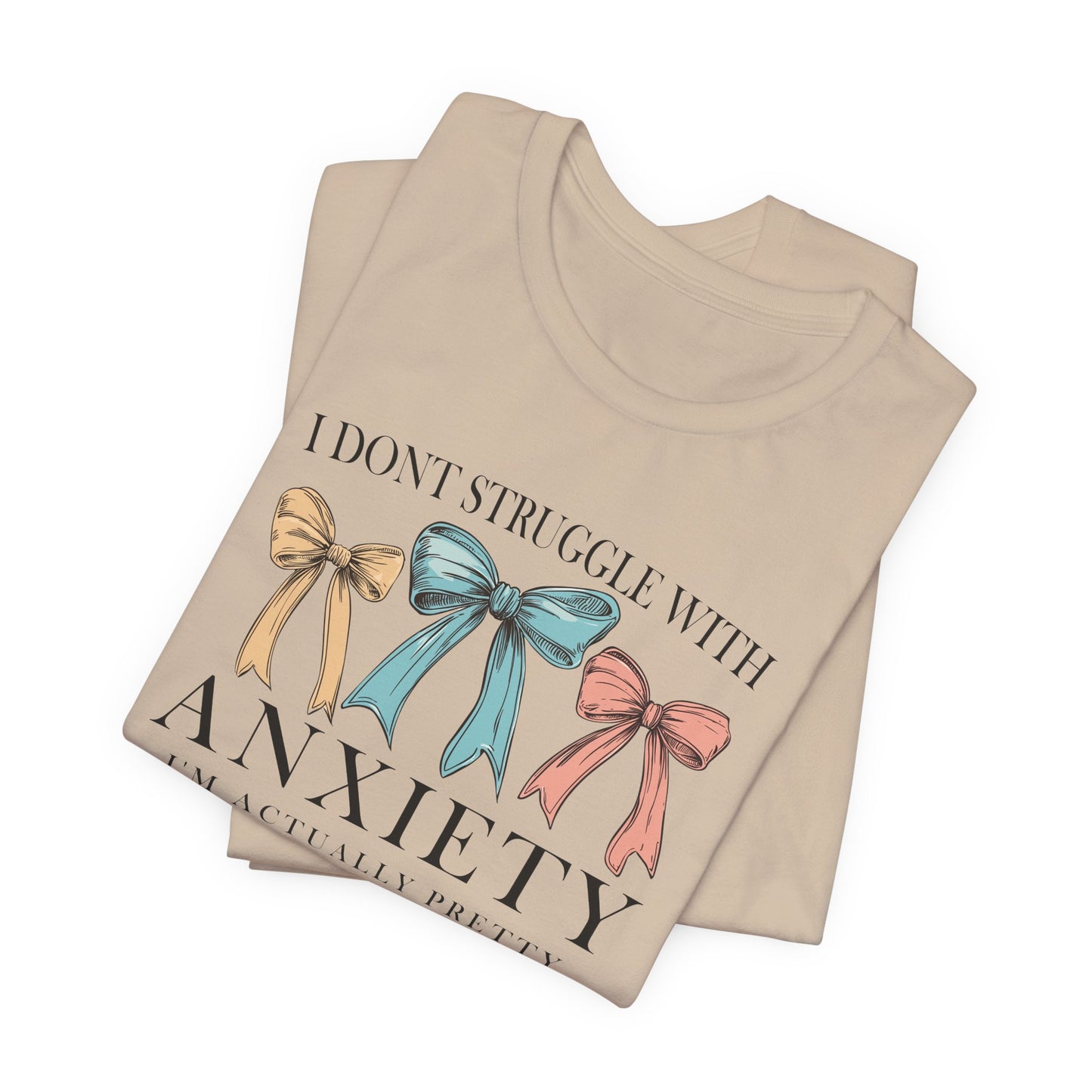 Anxiety Awareness Tee, Comfortable Unisex Shirt, Support Mental Health, Empowering Gift, Everyday Casual Wear