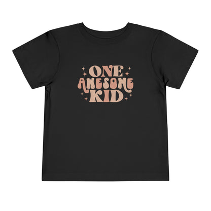 Awesome Kid Toddler Tee - Cute Short Sleeve Shirt for Kids, Birthday Gift, Playtime Attire, Fun Celebration, Matching Family Outfits