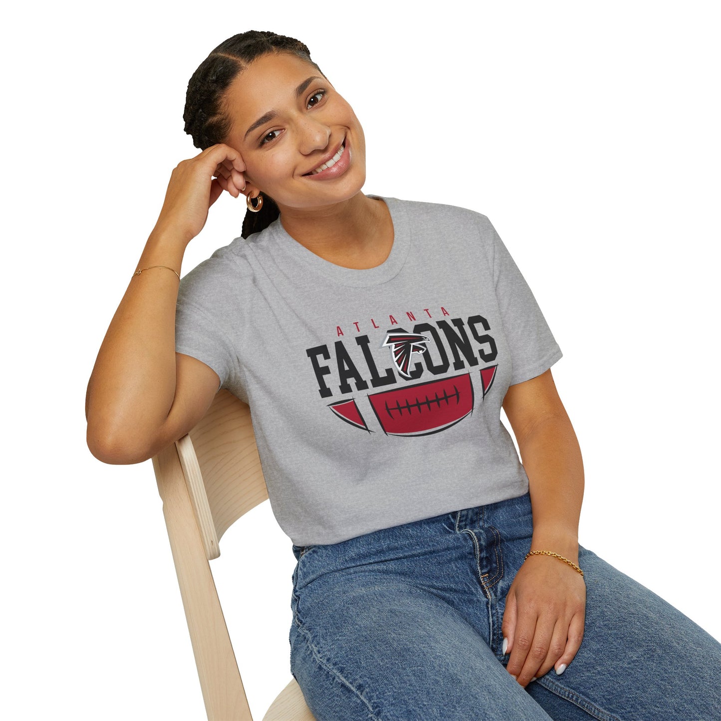 Atlanta Falcons Unisex Softstyle T-Shirt - Perfect for Game Day, Sports Fans, Tailgating, and Casual Wear