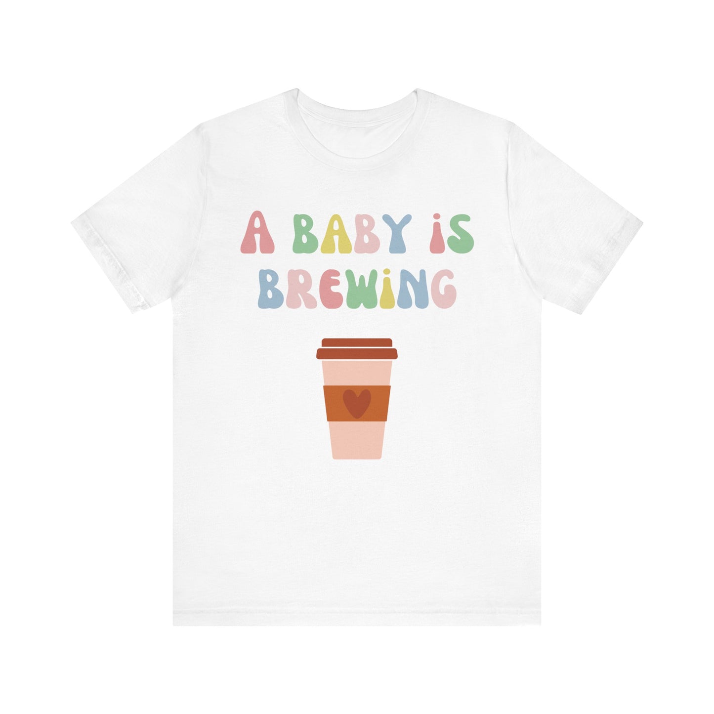 A baby is brewing tee.