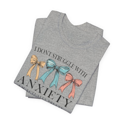 Anxiety Awareness Tee, Comfortable Unisex Shirt, Support Mental Health, Empowering Gift, Everyday Casual Wear