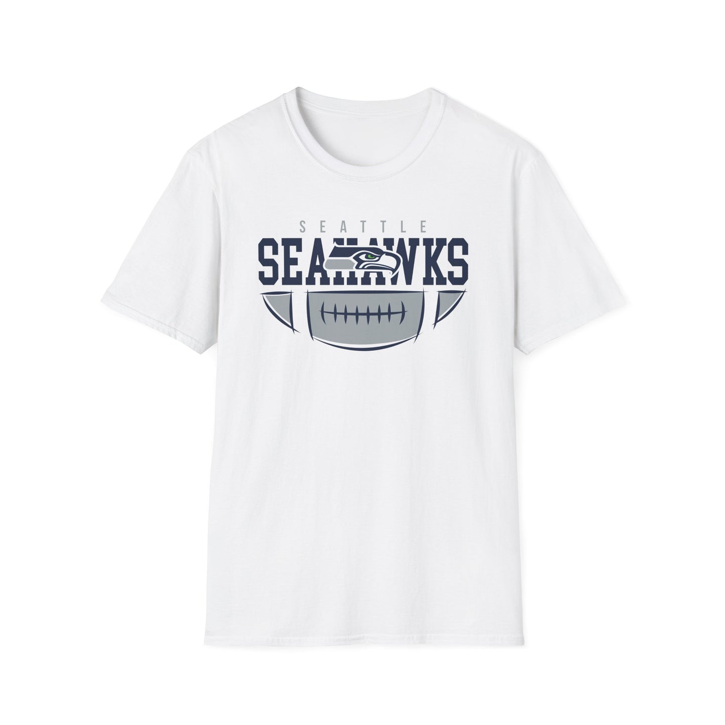 Seattle Seahawks Unisex Softstyle T-Shirt | NFL Fan Apparel, Game Day Shirt, Sports Gift, Casual Wear, Team Spirit Tee