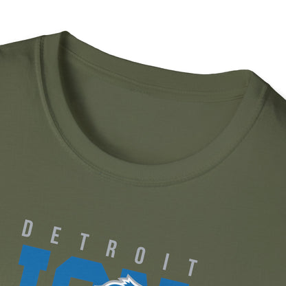 Detroit Lions Unisex Softstyle T-Shirt, Football Fan Tee, Game Day Shirt, Sports Apparel, NFL Merchandise