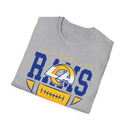 Los Angeles Rams Unisex Softstyle T-Shirt, Football Fan Apparel, Game Day Outfit, Sports Gift, Casual Wear, Team Spirit Tee