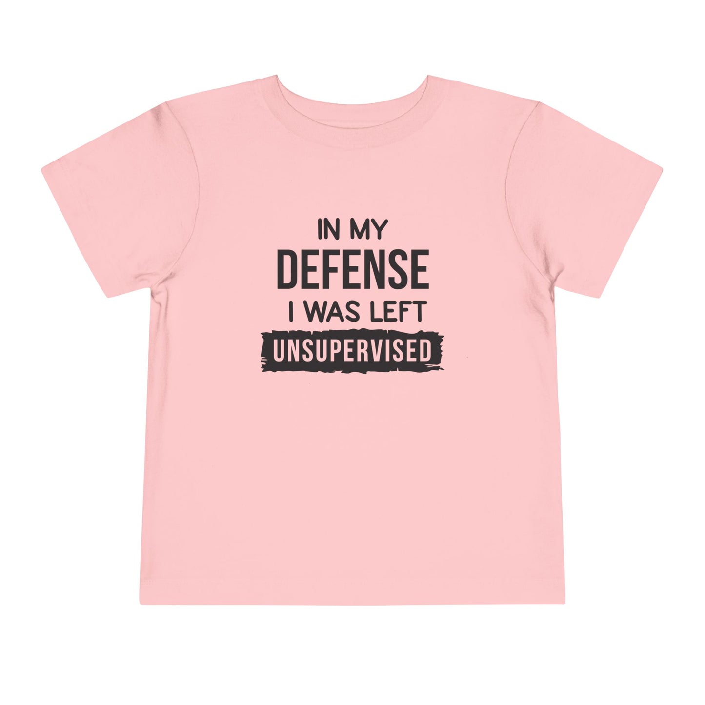 Funny Toddler Tee - "In My Defense I Was Left Unsupervised" - Cute Gift for Kids, Humor Tee, Playtime Wear, Birthday Shirt, Family [...]