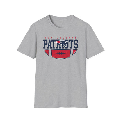 New England Patriots Unisex Softstyle T-Shirt | Sports Apparel, Game Day Outfit, Gift for Fans, Comfortable Tee, NFL Merchandise