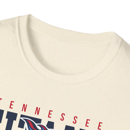 T-Shirt with Tennessee Titans Graphic, Perfect for Game Day, Sports Fans, Casual Wear, Gift for Him or Her, Unisex Apparel