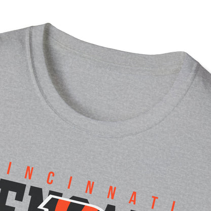 Cincinnati Bengals Fan T-Shirt, Unisex Softstyle Tee, Game Day Shirt, Sports Apparel, Casual Wear