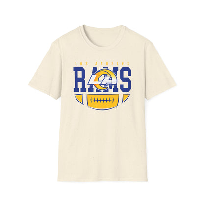 Los Angeles Rams Unisex Softstyle T-Shirt, Football Fan Apparel, Game Day Outfit, Sports Gift, Casual Wear, Team Spirit Tee