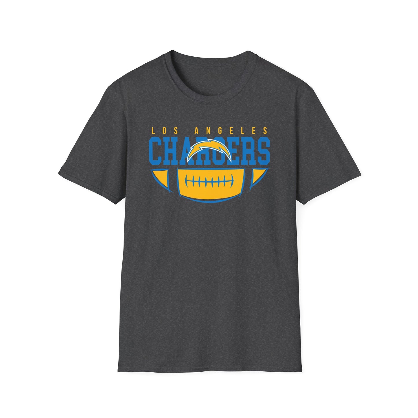 Unisex Softstyle T-Shirt - Chargers Football Pride, Casual Wear, Game Day Tee, Sports Fan Shirt, Gift for Him/Her
