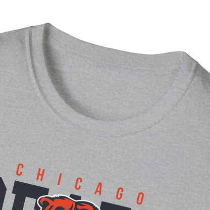 Chicago Bears Unisex Softstyle T-Shirt, Game Day Tee, Football Apparel, Sports Fan Shirt, Casual Wear, Tailgating Outfit