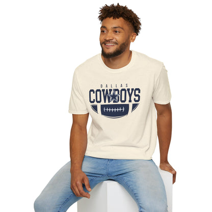 Dallas Cowboys Unisex Softstyle T-Shirt | Casual Fan Gear, Sports Apparel, Game Day Wear, Gift for Football Fans, Team Merchandise