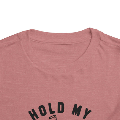 Fun Toddler Tee - "Hold My Juice Box and Watch This" - Perfect for Playdates, Birthdays, Summer Fun, Gift for Kids, Toddler Clothes