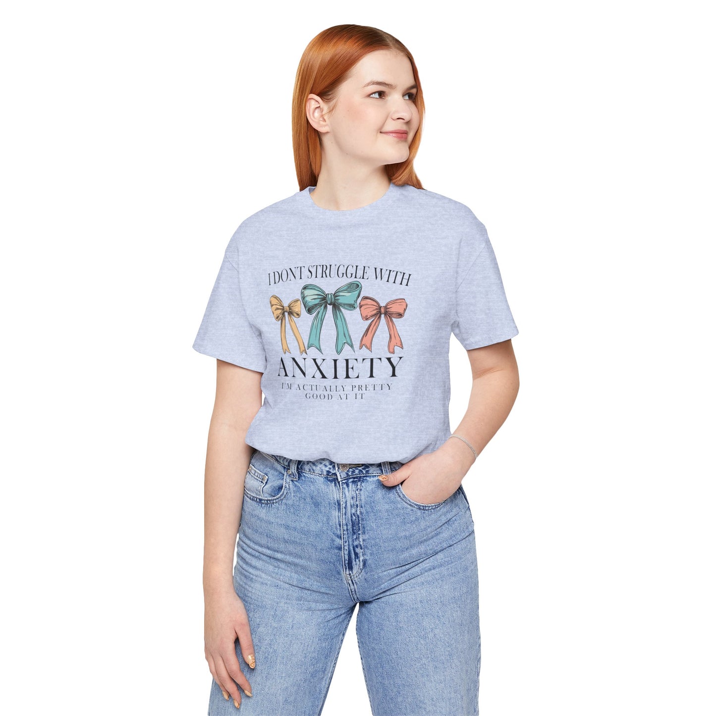 Anxiety Awareness Tee, Comfortable Unisex Shirt, Support Mental Health, Empowering Gift, Everyday Casual Wear