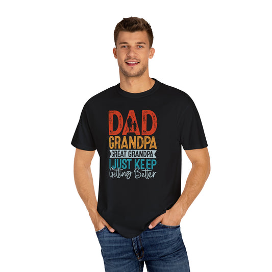 Dad Grandpa Great Grandpa T-shirt, Gift for Father's Day, Family Reunion Tee, Casual Wear, Unisex Shirt for Dads