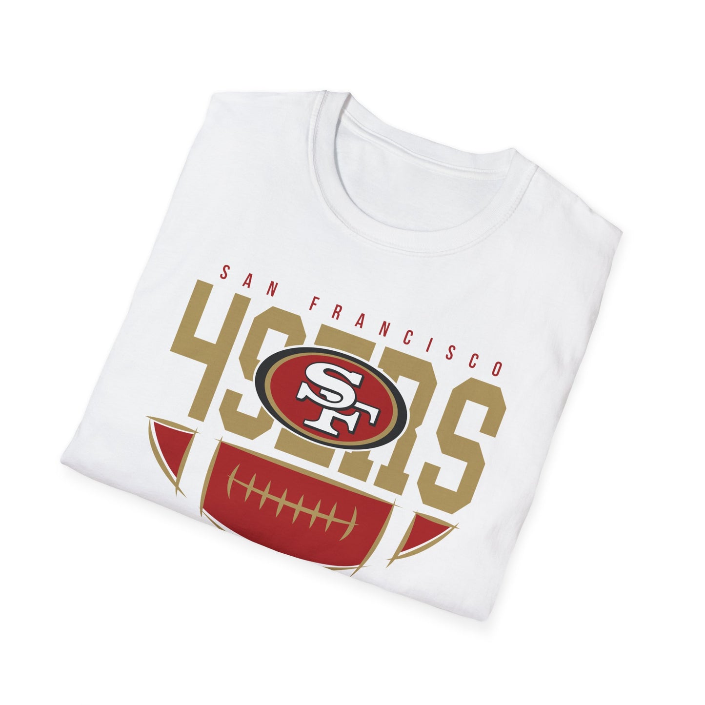 San Francisco 49ers Unisex Softstyle T-Shirt, NFL Fan Apparel, Game Day Tee, Sportswear, Gift for Football Lovers, Casual Style