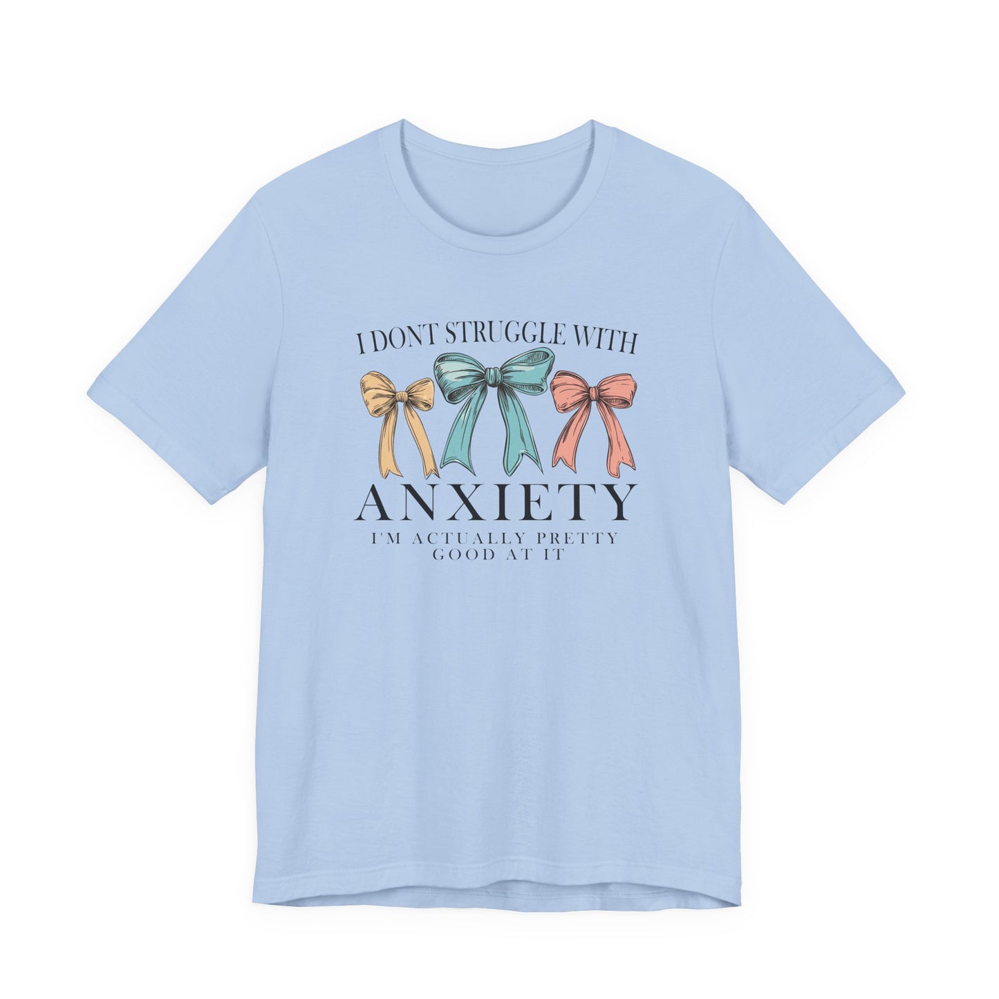Anxiety Awareness Tee, Comfortable Unisex Shirt, Support Mental Health, Empowering Gift, Everyday Casual Wear