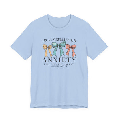 Anxiety Awareness Tee, Comfortable Unisex Shirt, Support Mental Health, Empowering Gift, Everyday Casual Wear