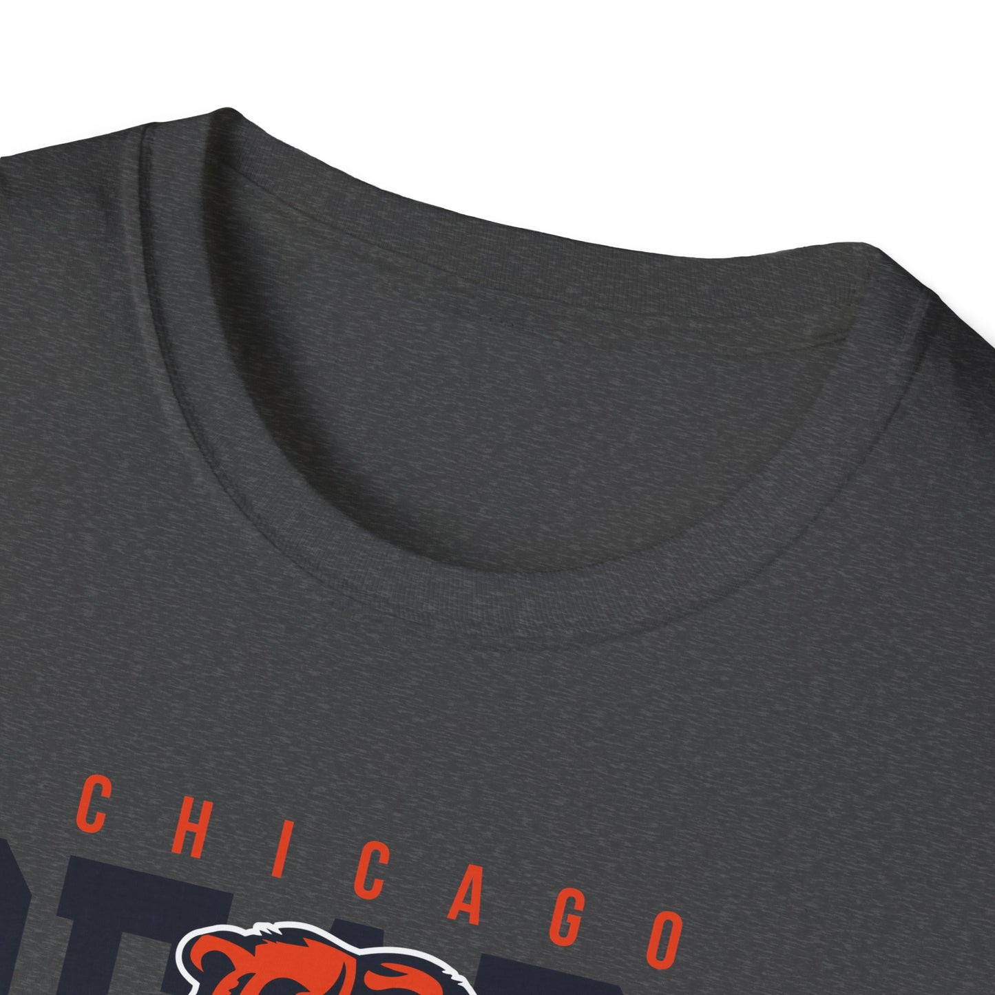 Chicago Bears Unisex Softstyle T-Shirt, Game Day Tee, Football Apparel, Sports Fan Shirt, Casual Wear, Tailgating Outfit